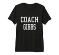 Coach Gibbs Custom Football Soccer T-Shirt - Unique Graphic for Adults