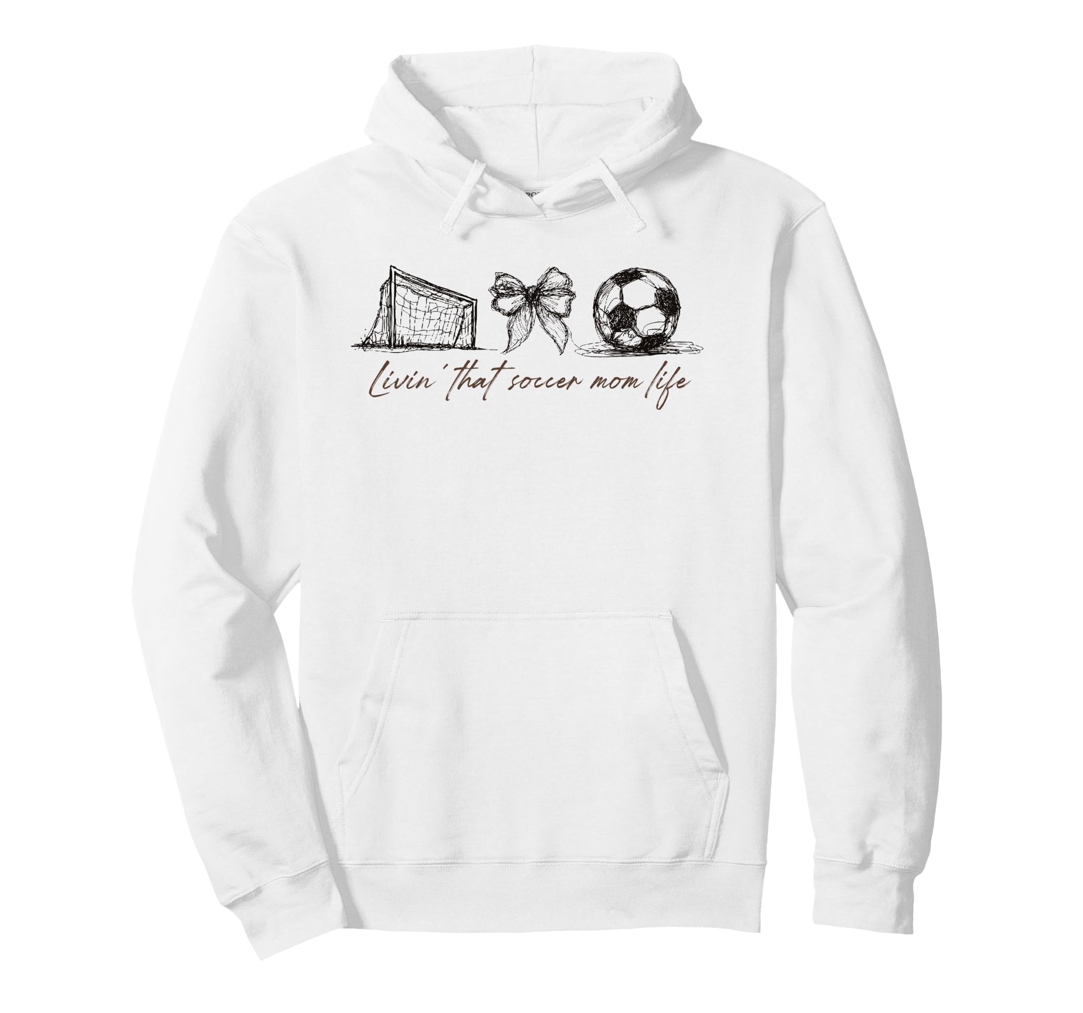 2 Sided Livin That Soccer Mom Life Hoodie - Novelty Apparel Men Women