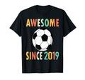 Awesome Since 2019 Soccer Player T-Shirt - Aesthetic Graphic for Adults