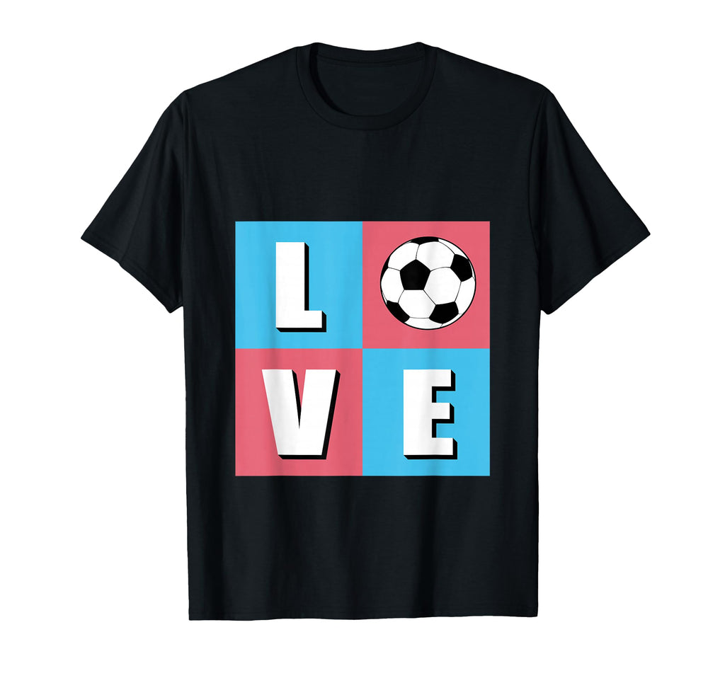 I Love Soccer Soccer Players Coaches Fans T-Shirt - Unique Graphic Unisex