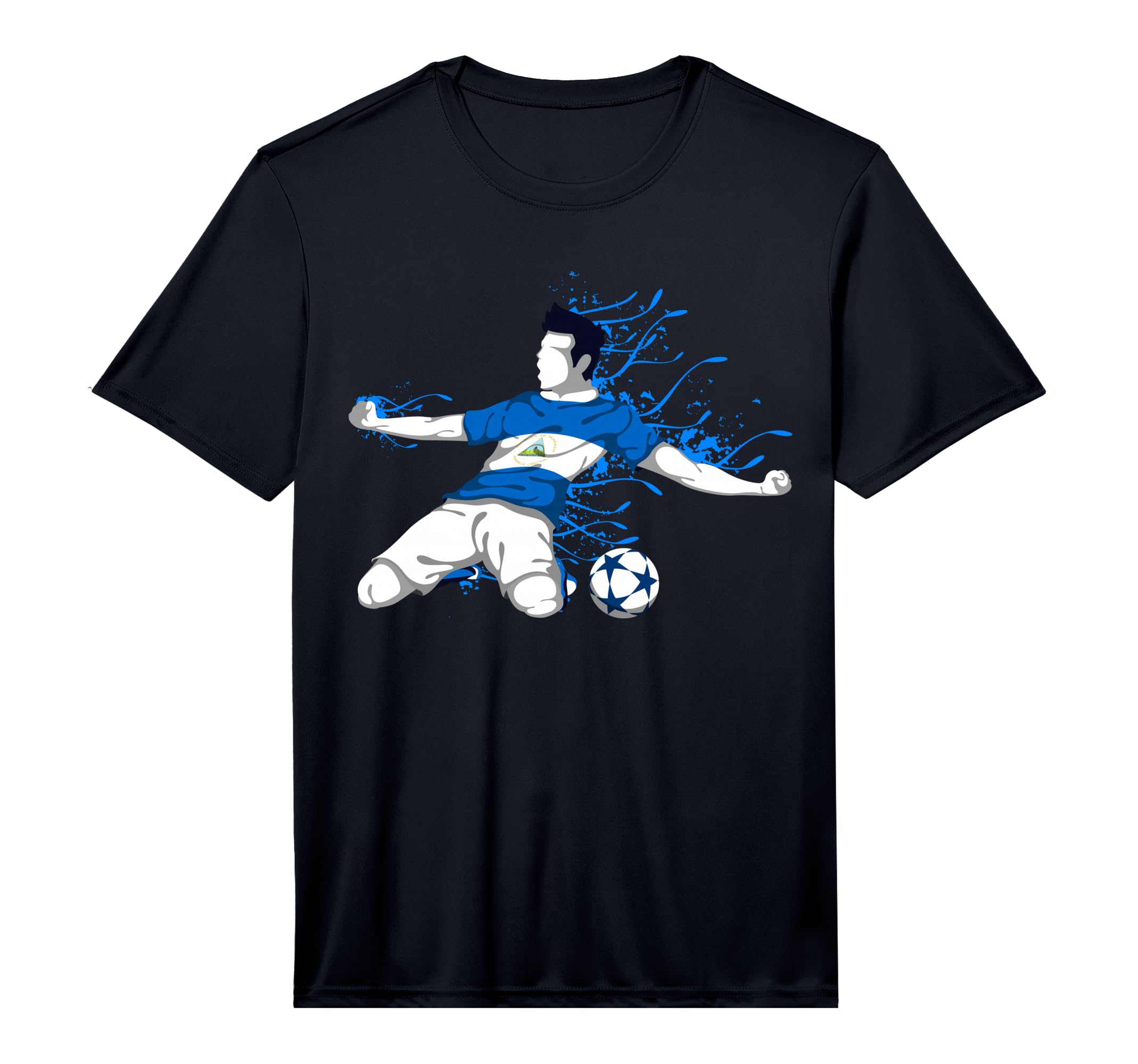 Nicaragua Soccer Nicaraguan National T-Shirt - Streetwear Style for Adults