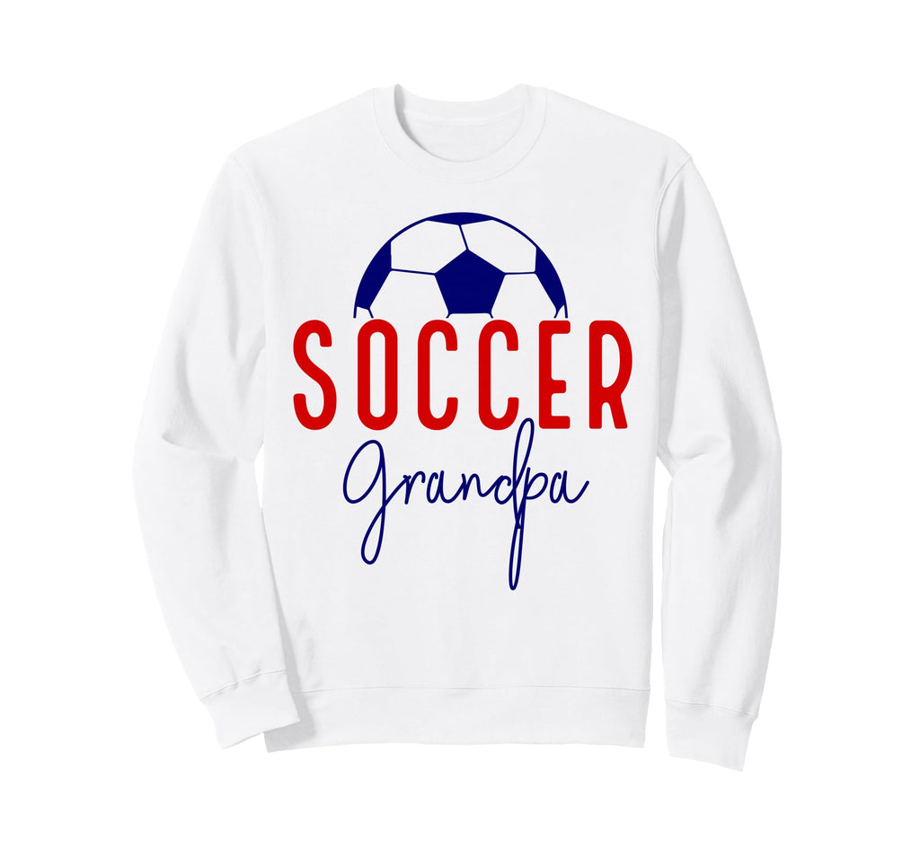 Soccer Grandpa Soccer Grandson Sweatshirt - Casual Everyday Wear Men Women