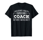 Funny Coach Funny Thank You Gift Small T-Shirt - Graphic Print Men Women