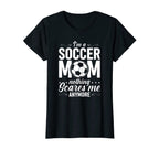 Womens Im Soccer Mom Nothing Scares T-Shirt - Aesthetic Graphic Men Women