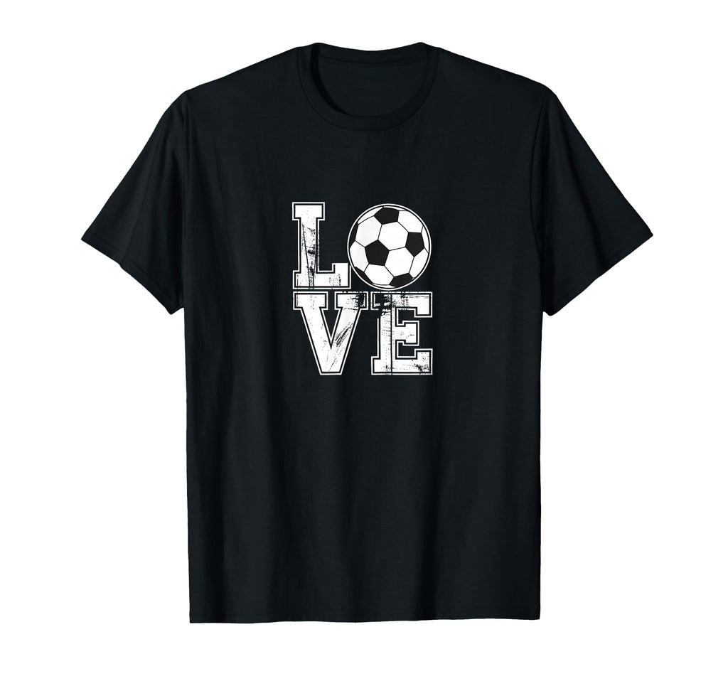 Love Soccer T-Shirt - Graphic Print Men Women