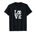 Love Soccer T-Shirt - Graphic Print Men Women