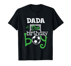 Dada Birthday Soccer Player Matching T-Shirt - Unique Graphic for Adults
