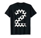 Soccer 2 Jersey Number T-Shirt - Streetwear Style for Adults