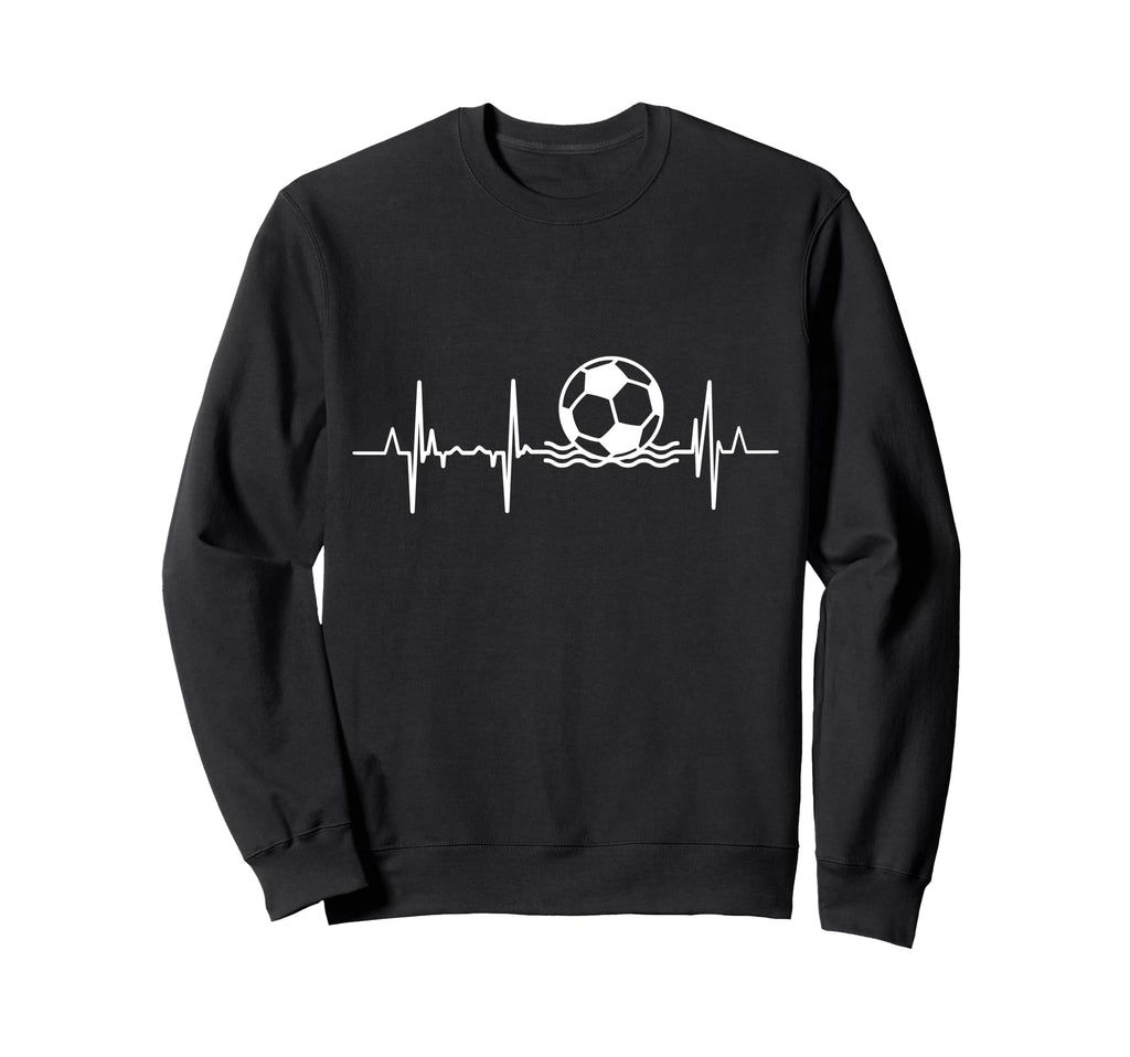 My Heart Beats Beach Soccer Sweatshirt - Custom Art Print Unisex