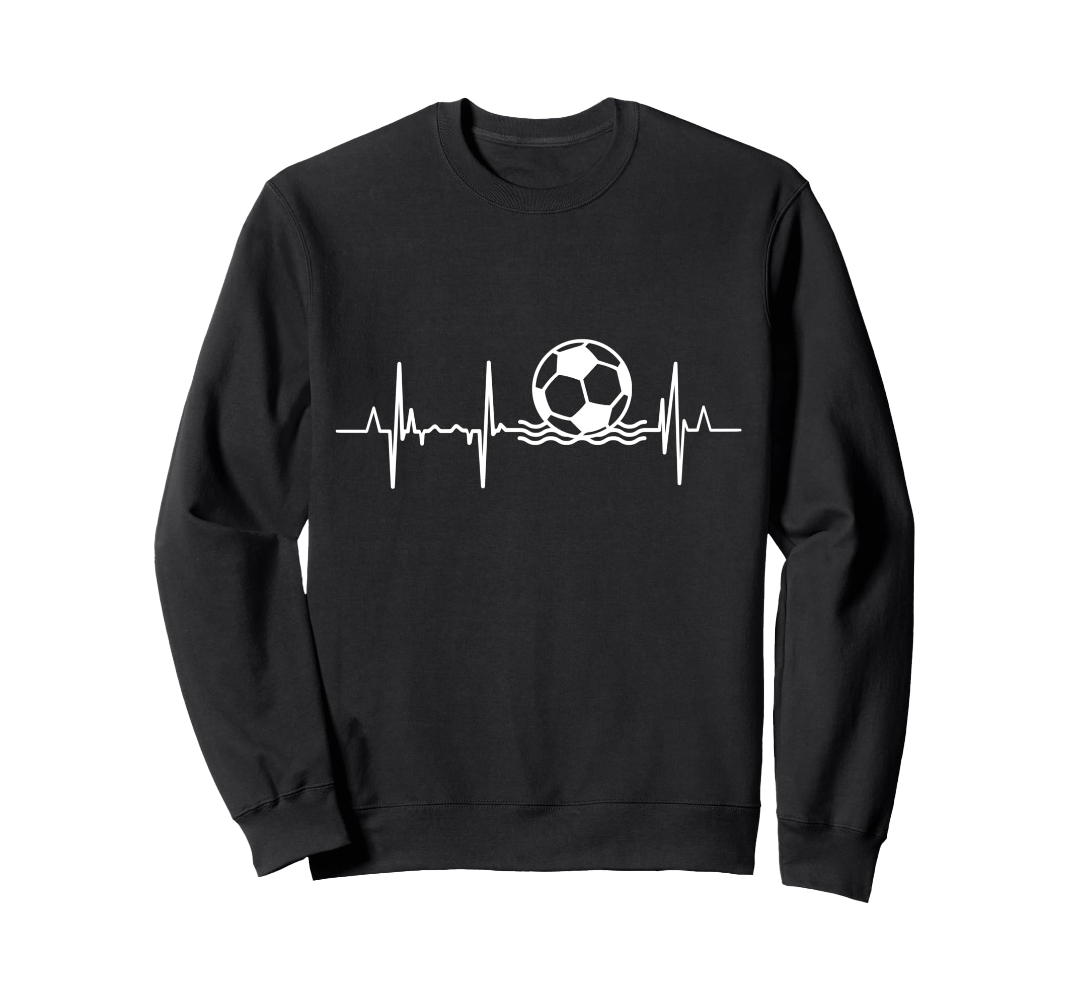 My Heart Beats Beach Soccer Sweatshirt - Custom Art Print Unisex