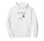 Soccer Stick Figure Player Footballer Hoodie - Streetwear Style for Adults