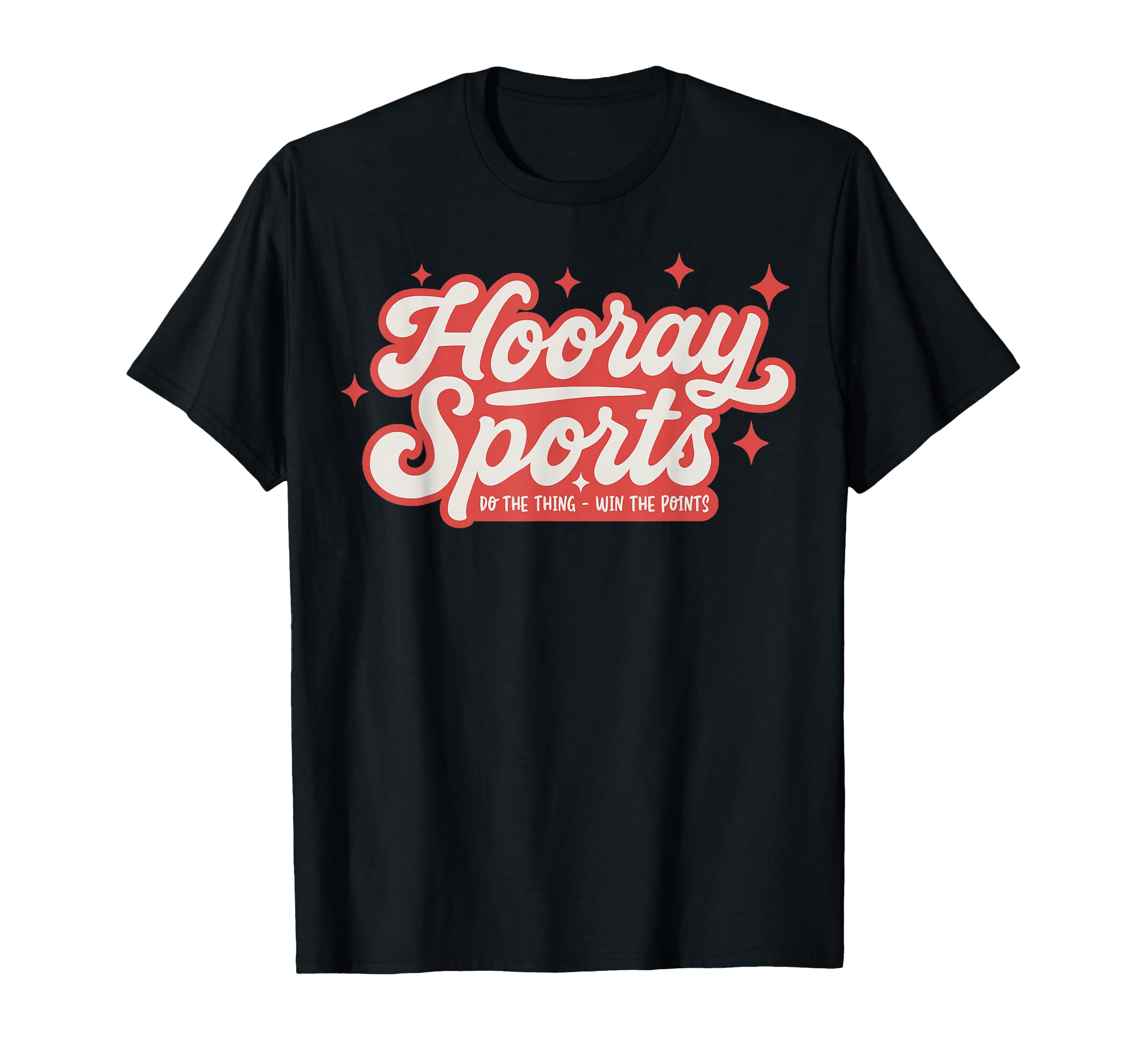 Hooray Sports Funny Game Day T-Shirt - Minimalist Print Unisex