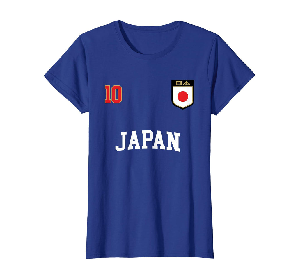 Japan Soccer Team 10 Japanese Flag Nihon T-Shirt - Trendy Graphic Men Women