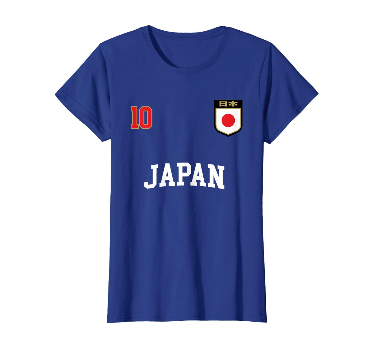 Japan Soccer Team 10 Japanese Flag Nihon T-Shirt - Trendy Graphic Men Women