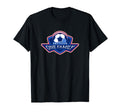 One Team One Family Soccer Ball Football T-Shirt - Graphic Print for Adults