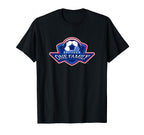 One Team One Family Soccer Ball Football T-Shirt - Graphic Print for Adults