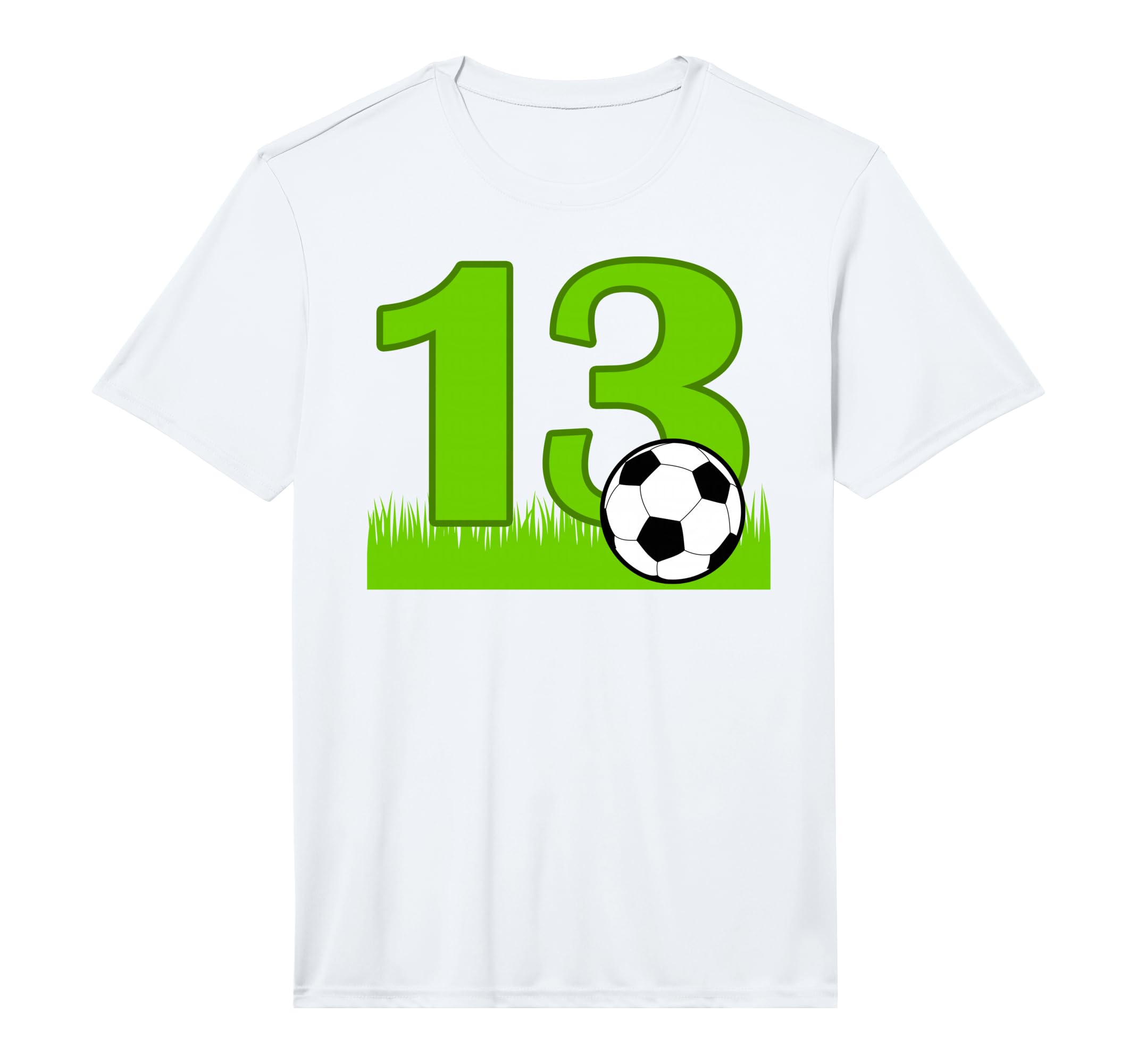 13Th Birthday Soccer 13 Years Old T-Shirt - Graphic Print Men Women