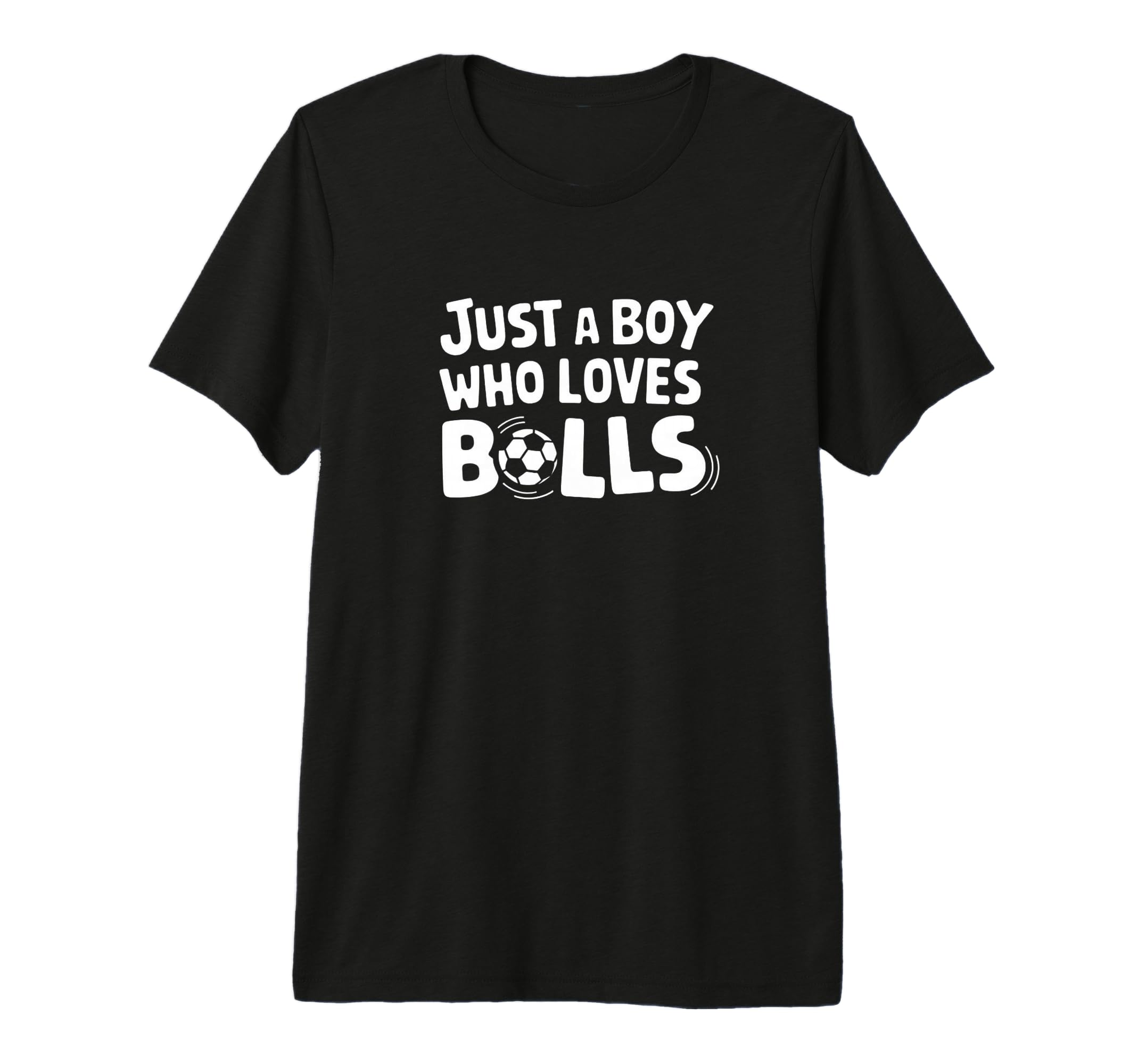 Just Who Loves Balls Soccer Player T-Shirt - Aesthetic Graphic Men Women