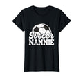 Soccer Nannie Gifts Mothers Day T-Shirt - Novelty Apparel for Adults
