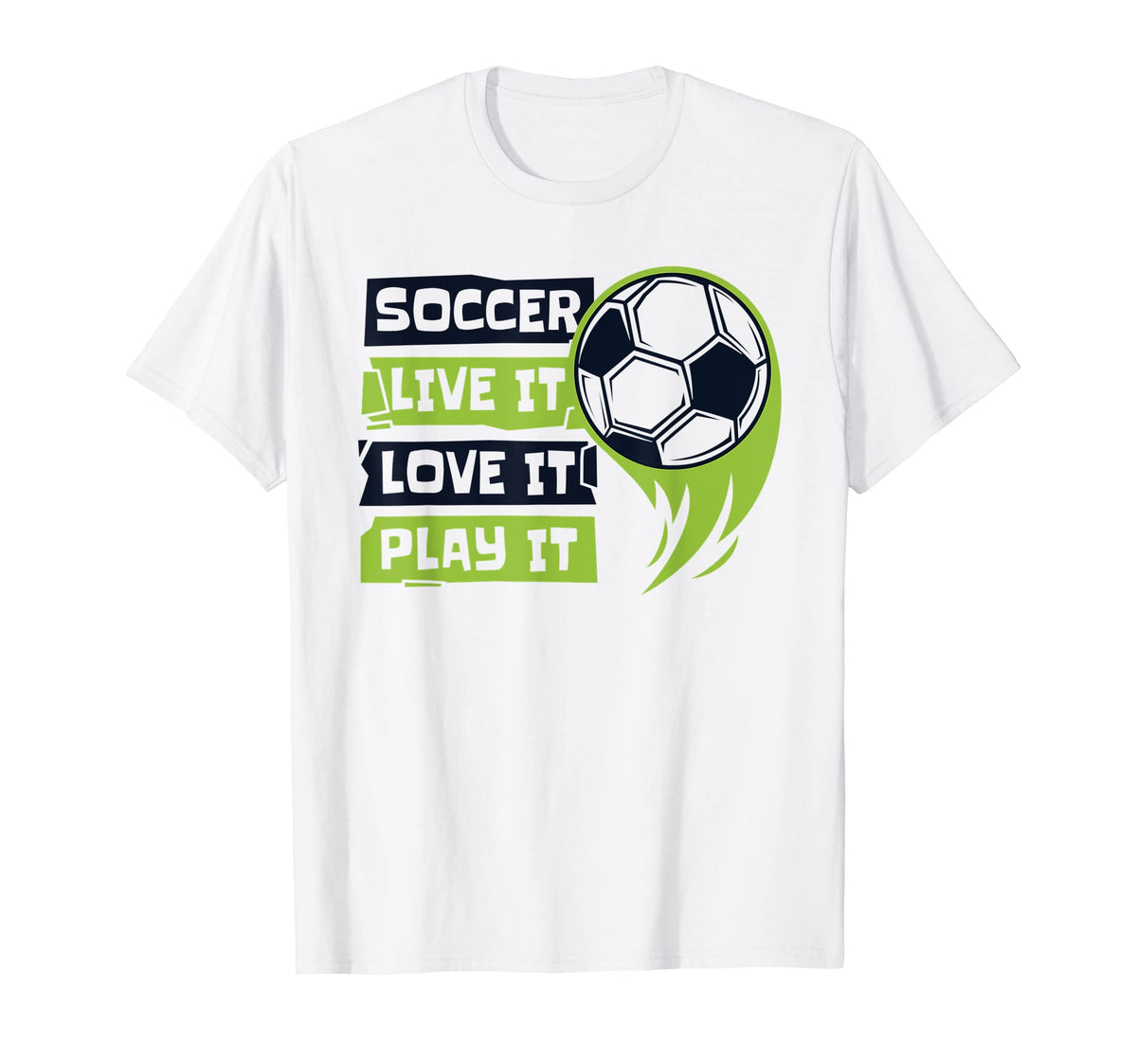 Live It Love It Play It Goal Keeper T-Shirt - Trendy Graphic Men Women