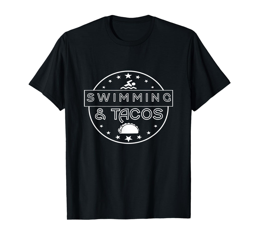 Swimming Swimming Tacos Simple Gift T-Shirt - Graphic Print Unisex