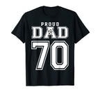 Number 70 Custom Proud Soccer Futbol T-Shirt - Streetwear Style for Adults