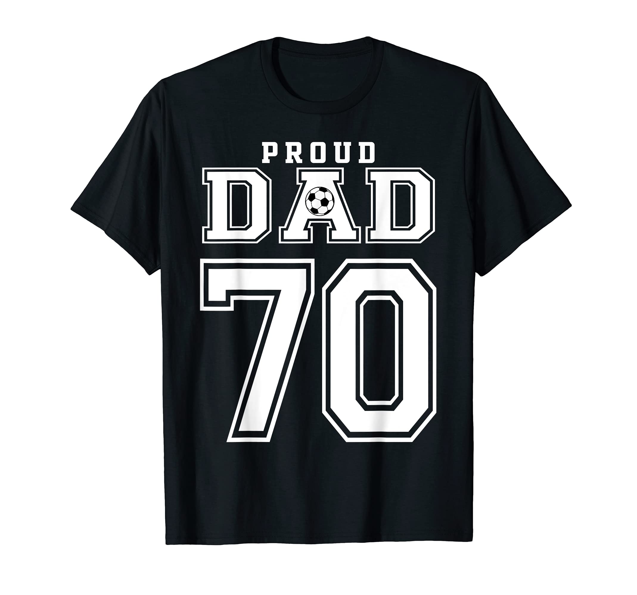 Number 70 Custom Proud Soccer Futbol T-Shirt - Streetwear Style for Adults