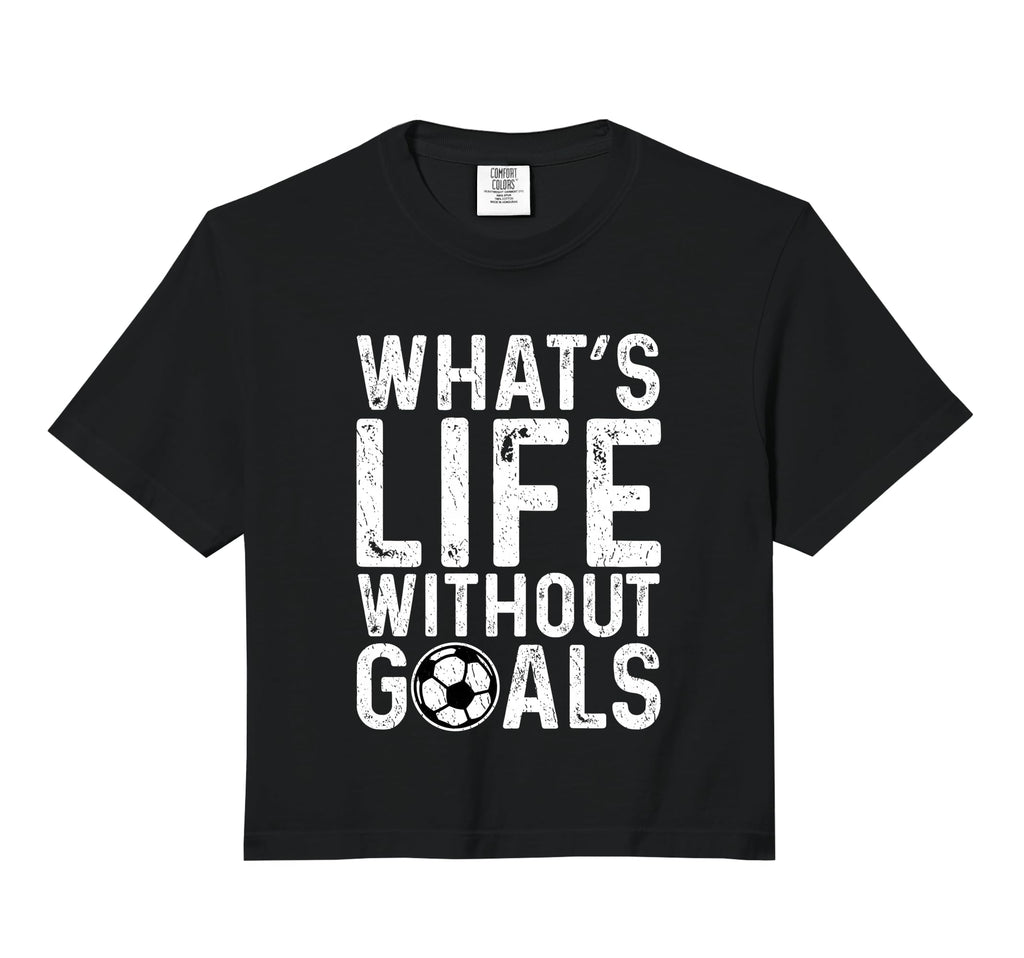 Whats Life Without Goals Soccer Fan Hoodie - Unique Graphic for Adults