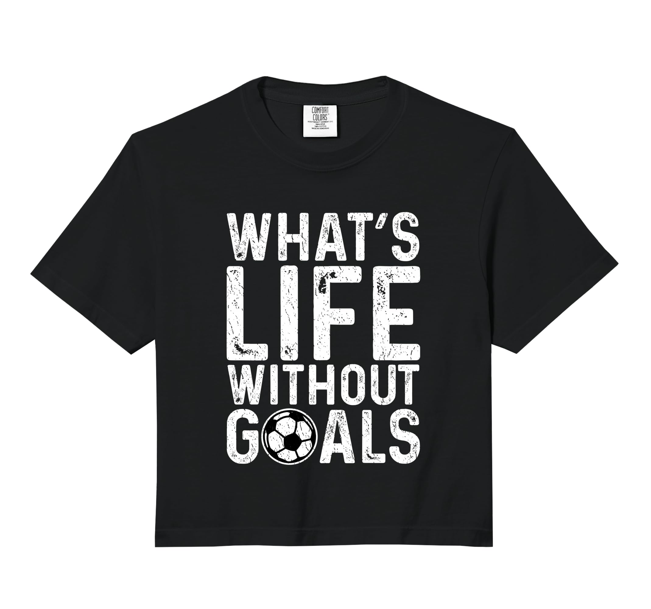 Whats Life Without Goals Soccer Fan Hoodie - Unique Graphic for Adults