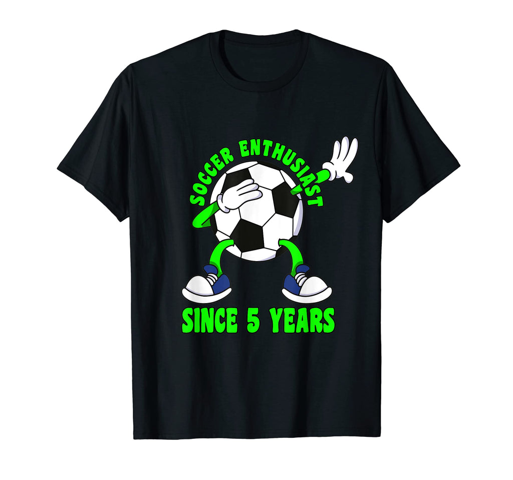 Happy 5 Birthday 5 Year Old Dabbing T-Shirt - Streetwear Style Unisex
