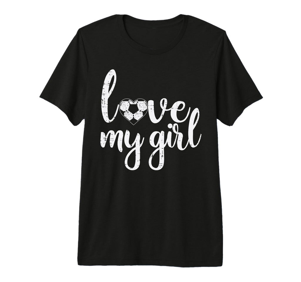 Love My Soccer Football Sports Mom Dad T-Shirt - Trendy Graphic Unisex