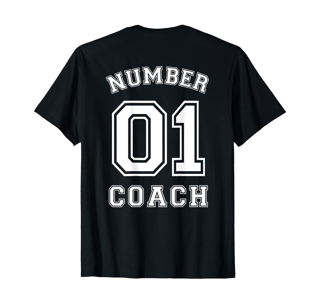 Number 1 Coach Sports Jersey T-Shirt - Novelty Apparel Men Women