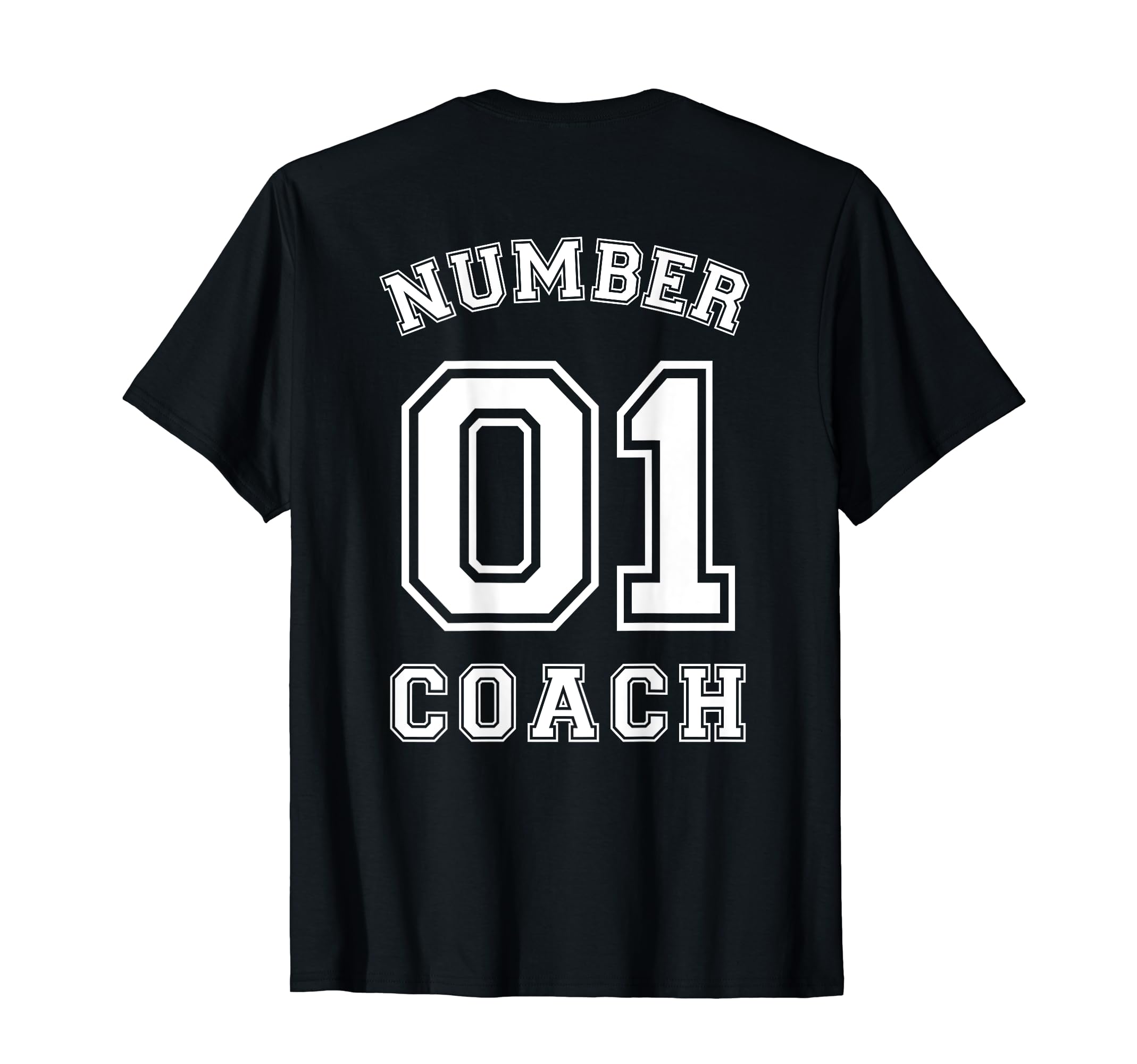 Number 1 Coach Sports Jersey T-Shirt - Novelty Apparel Men Women