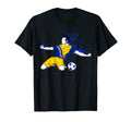 Bosnia And Herzegovina Soccer Team Flag T-Shirt - Graphic Print for Adults