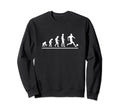 Soccer Player Evolution Funny Soccer Sweatshirt - Streetwear Style Unisex