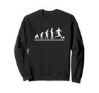 Soccer Player Evolution Funny Soccer Sweatshirt - Streetwear Style Unisex