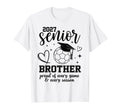 2027 Senior Soccer Brother Proud Family T-Shirt - Minimalist Print Unisex