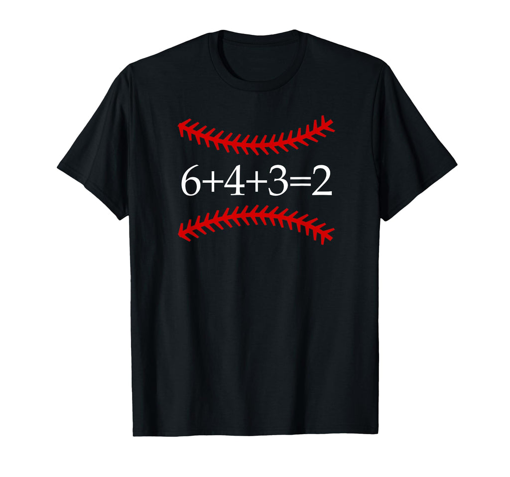 6 4 3 2 Baseball Math Softball Game T-Shirt - Casual Everyday Wear Unisex