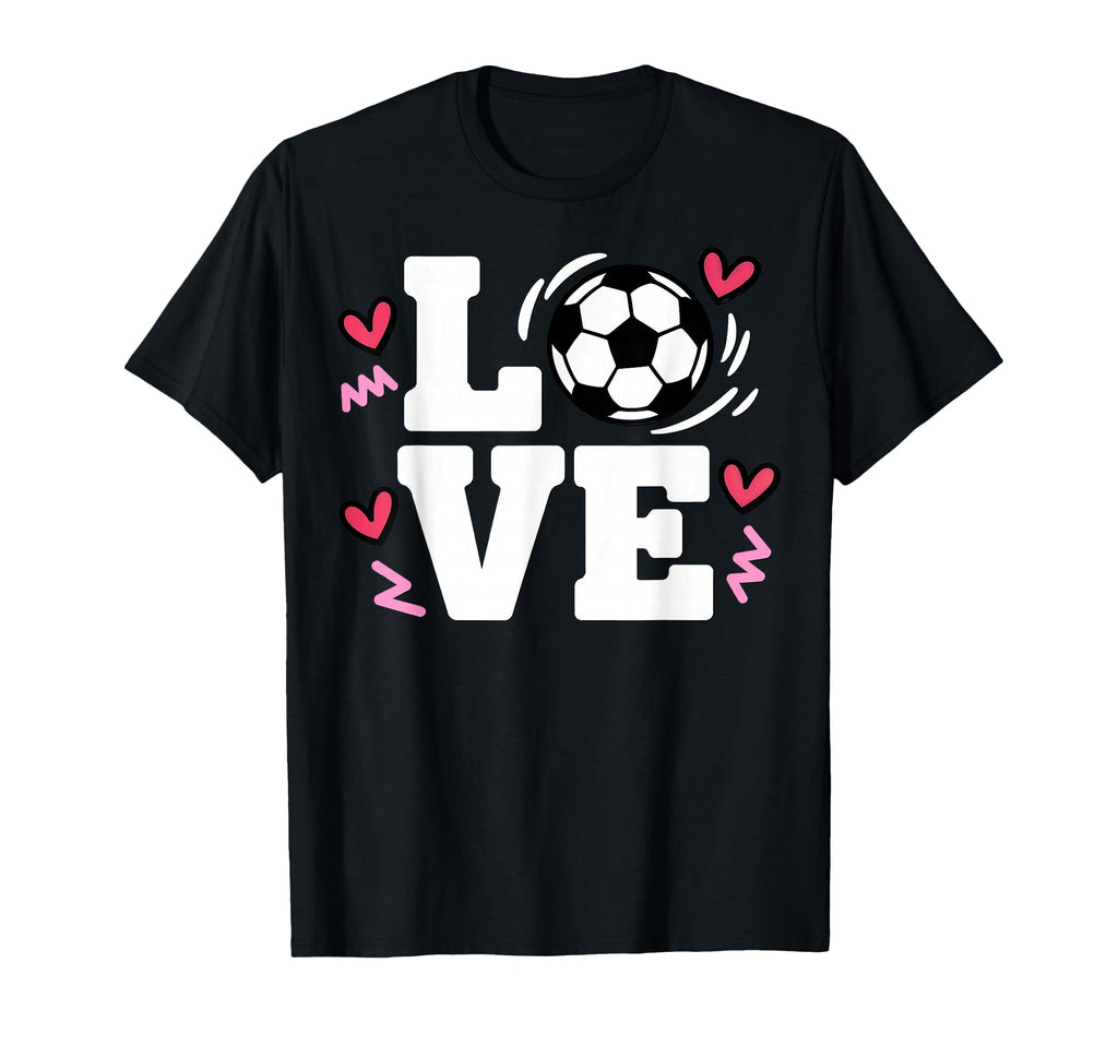 Soccer Player Love Beautiful T-Shirt - Casual Everyday Wear for Adults
