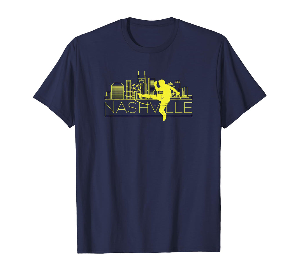Cheek Creations Nashville Soccer City T-Shirt - Aesthetic Graphic Unisex