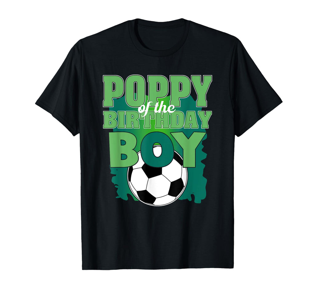 Poppy Birthday Soccer Group Family T-Shirt - Custom Art Print Men Women