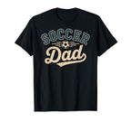 Funny Soccer Dad Fathers Day T-Shirt - Minimalist Print Men Women