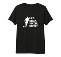 Eat Sleep Soccer Repeat Funny Soccer T-Shirt - Streetwear Style Unisex