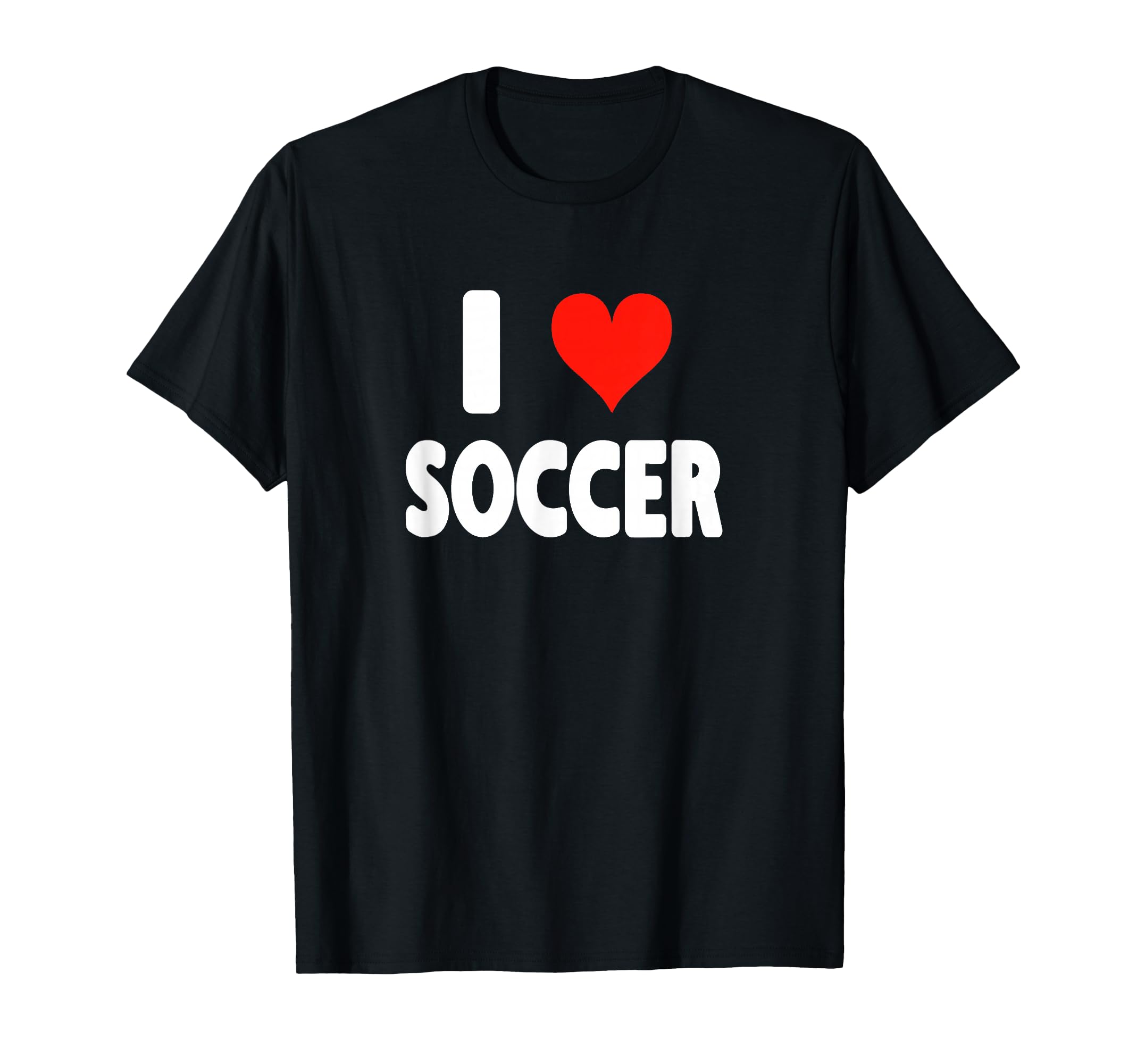 I Love Soccer Heart Soccer Futbol Field T-Shirt - Trendy Graphic Men Women