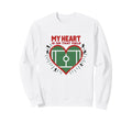 My Heart Is That Field Soccer Fan Sweatshirt - Novelty Apparel Men Women
