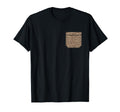 Leopard Spot Faux Pocket Cheetah Wild T-Shirt - Minimalist Print Unisex