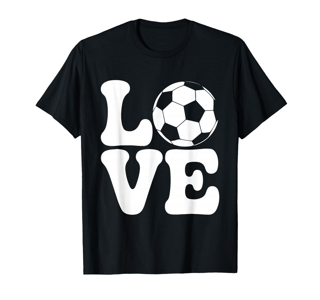 Love Soccer Ball Funny Football Fan T-Shirt - Streetwear Style for Adults