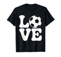Love Soccer Ball Funny Football Fan T-Shirt - Streetwear Style for Adults