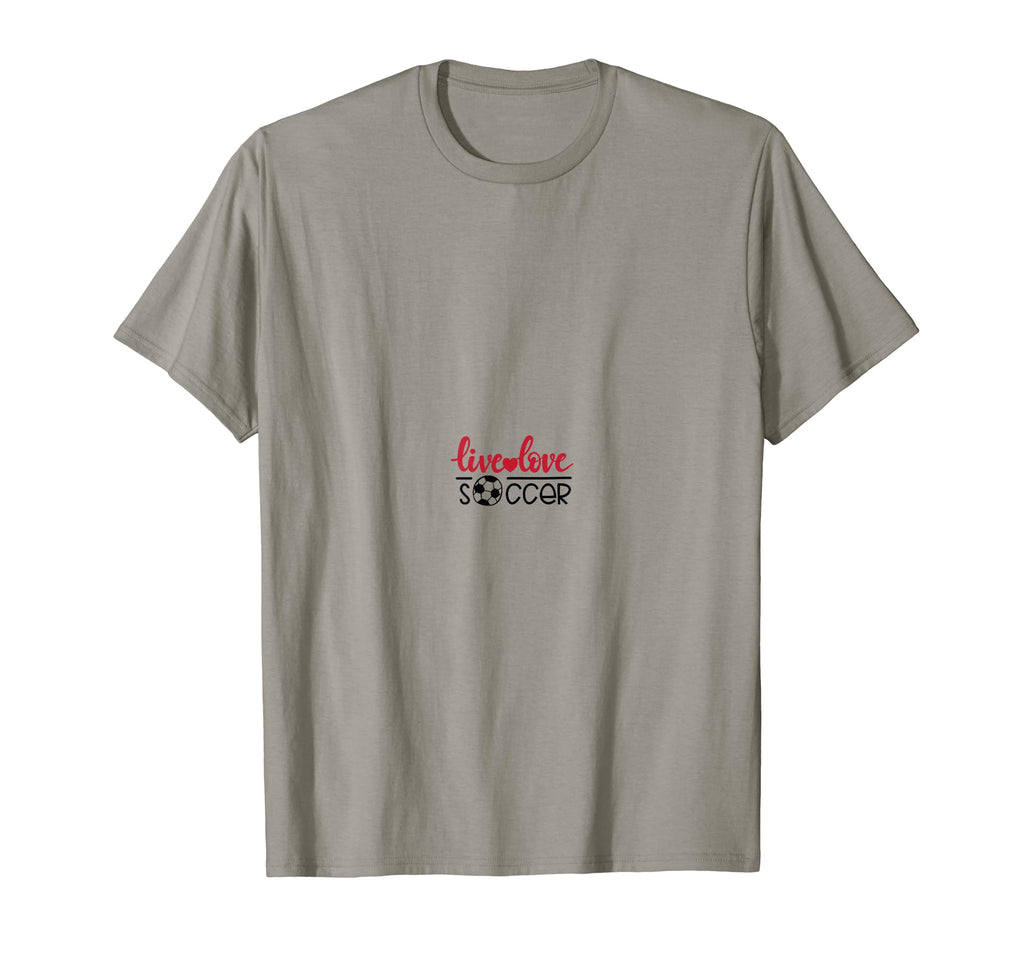 Live Love Soccer Ball Sports Team Gift Sweatshirt - Graphic Print Unisex