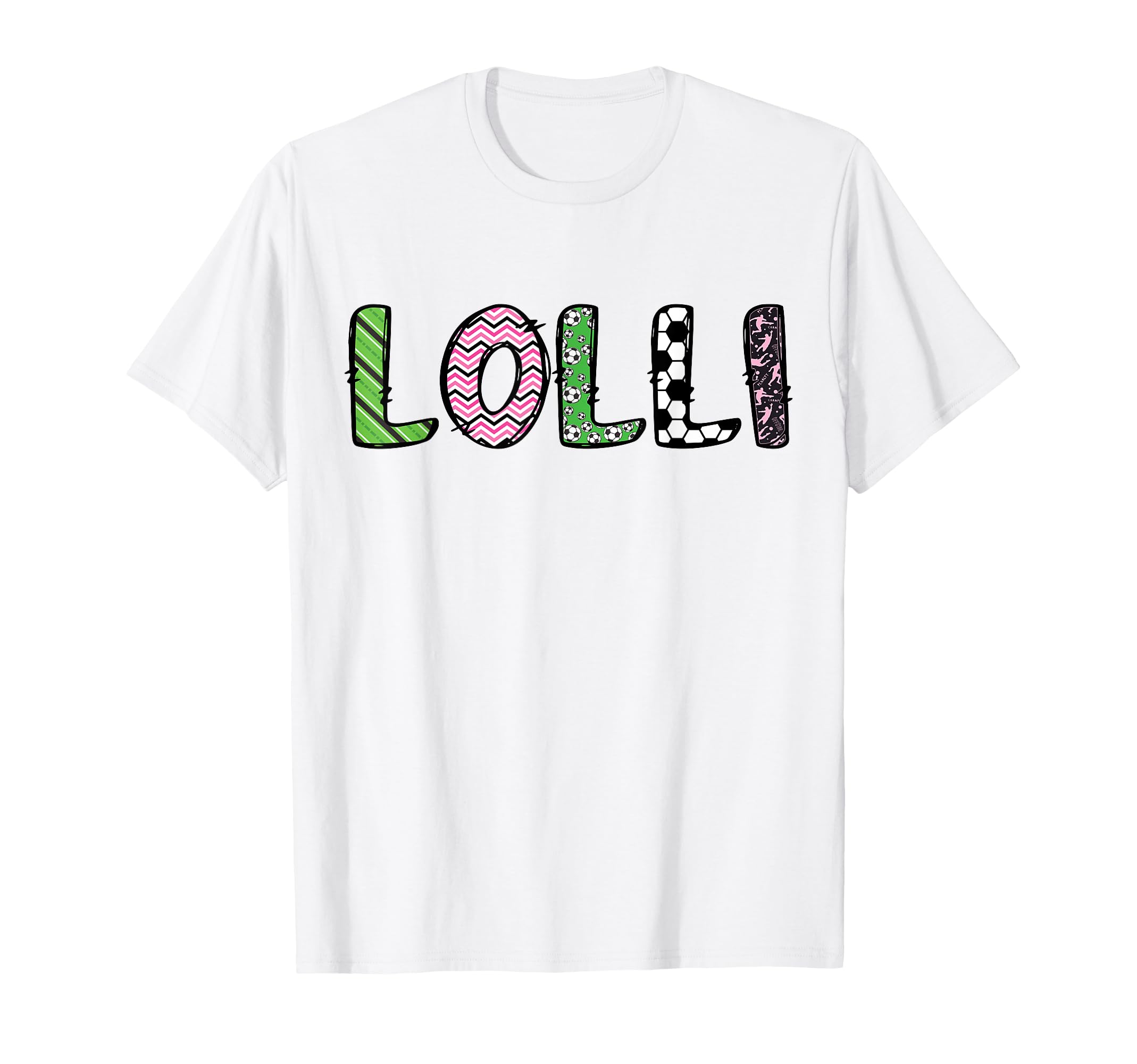 Soccer Lolli Funny Soccer Birthday T-Shirt - Minimalist Print for Adults